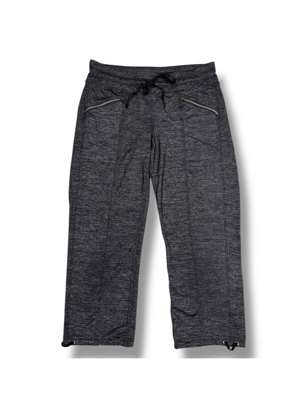 Athleta Women’s Metro Quest Slouch Capri Black Heather Size Small